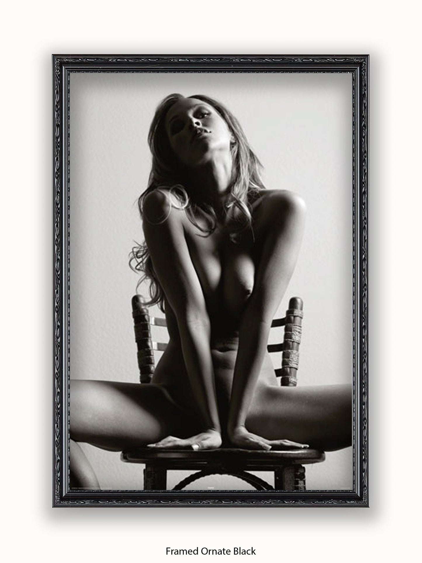 Sexy Girl Chair Poster