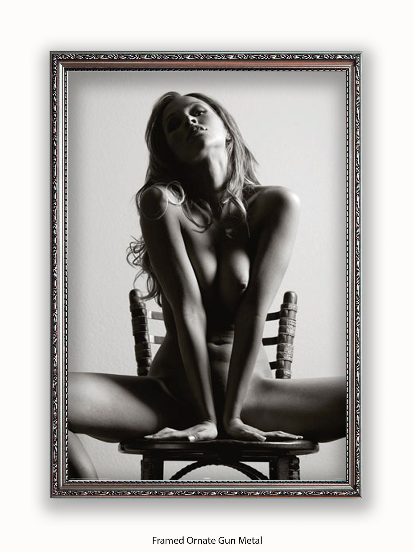 Sexy Girl Chair Poster