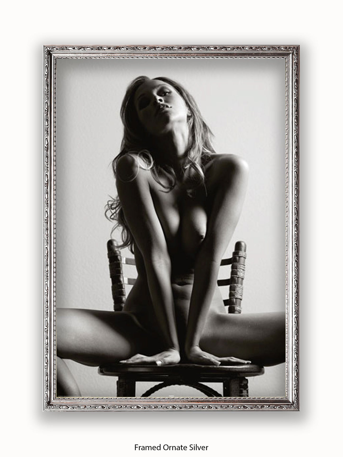 Sexy Girl Chair Poster