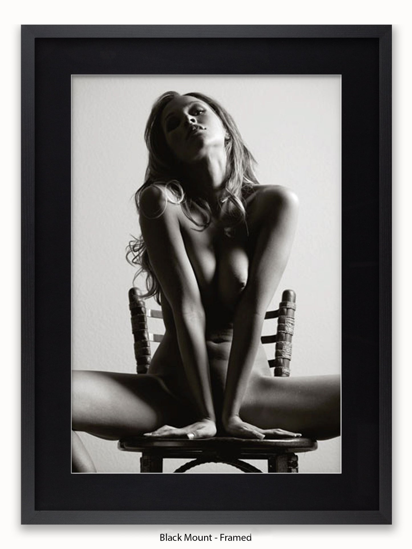 Sexy Girl Chair Poster