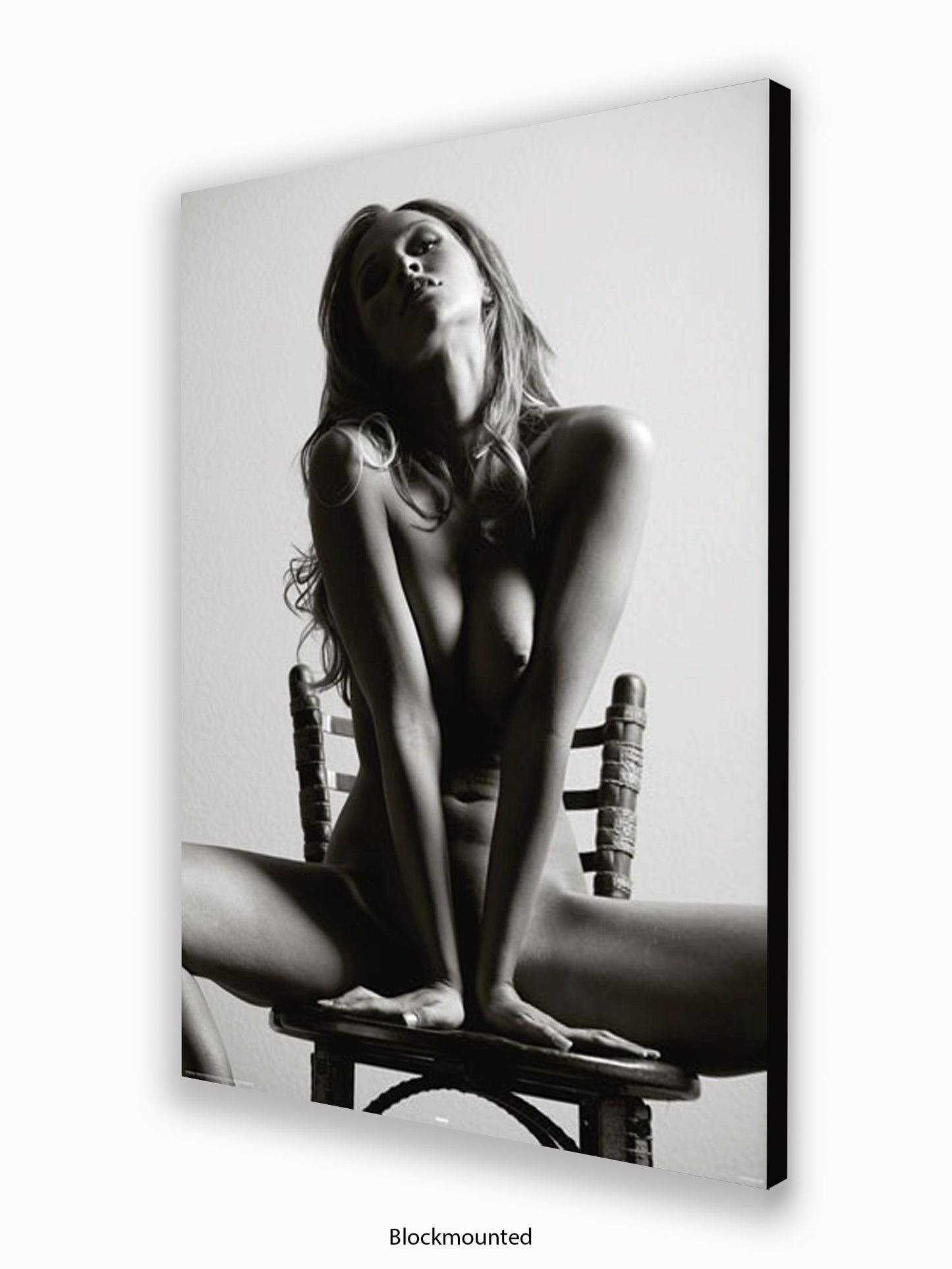 Sexy Girl Chair Poster