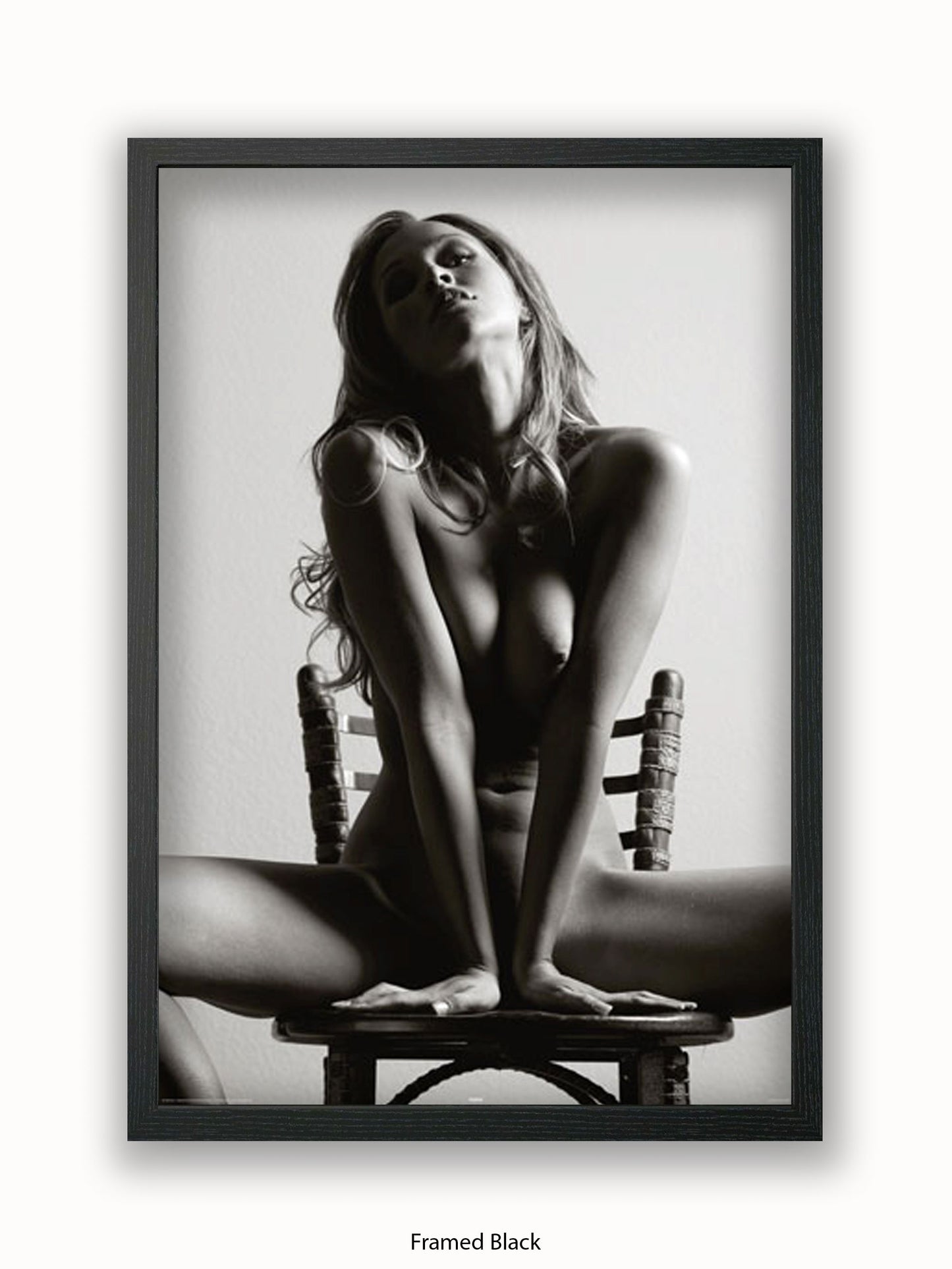 Sexy Girl Chair Poster