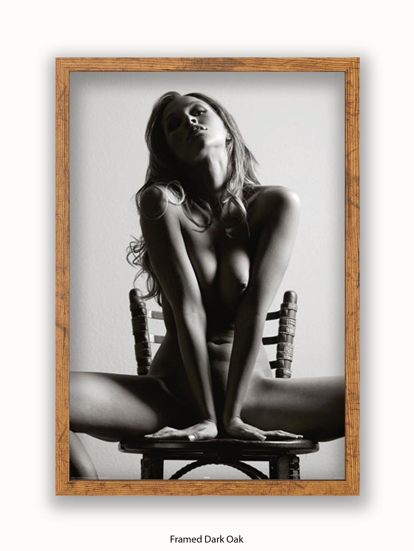Sexy Girl Chair Poster