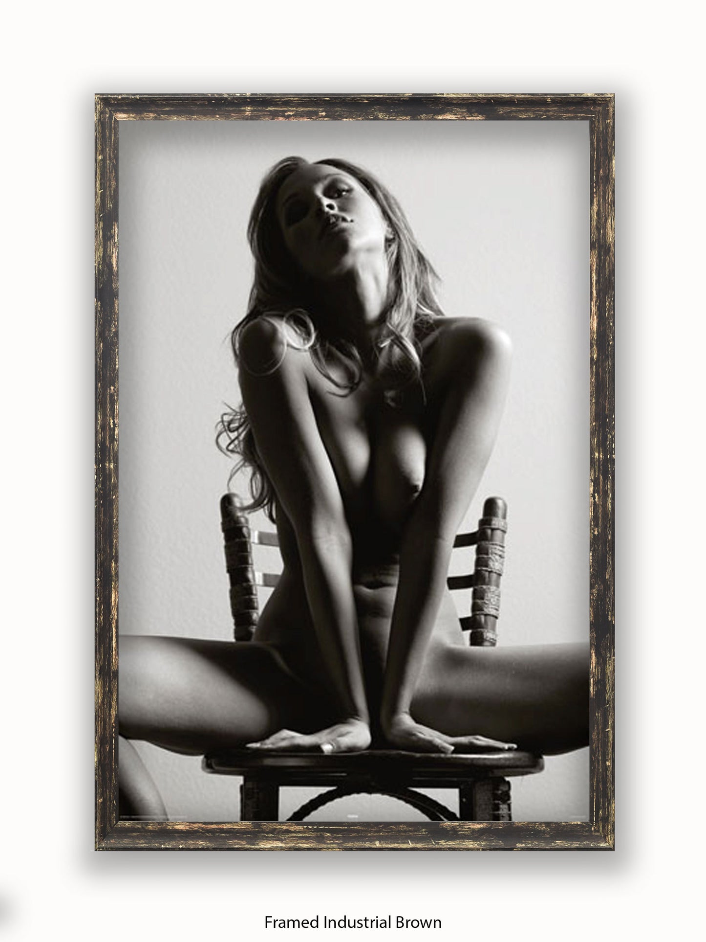 Sexy Girl Chair Poster