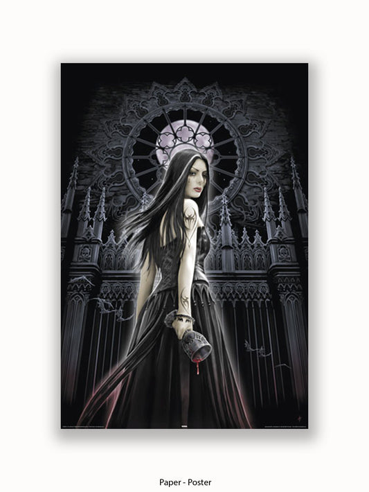 Anne  Stokes  Gothic  Siren Poster