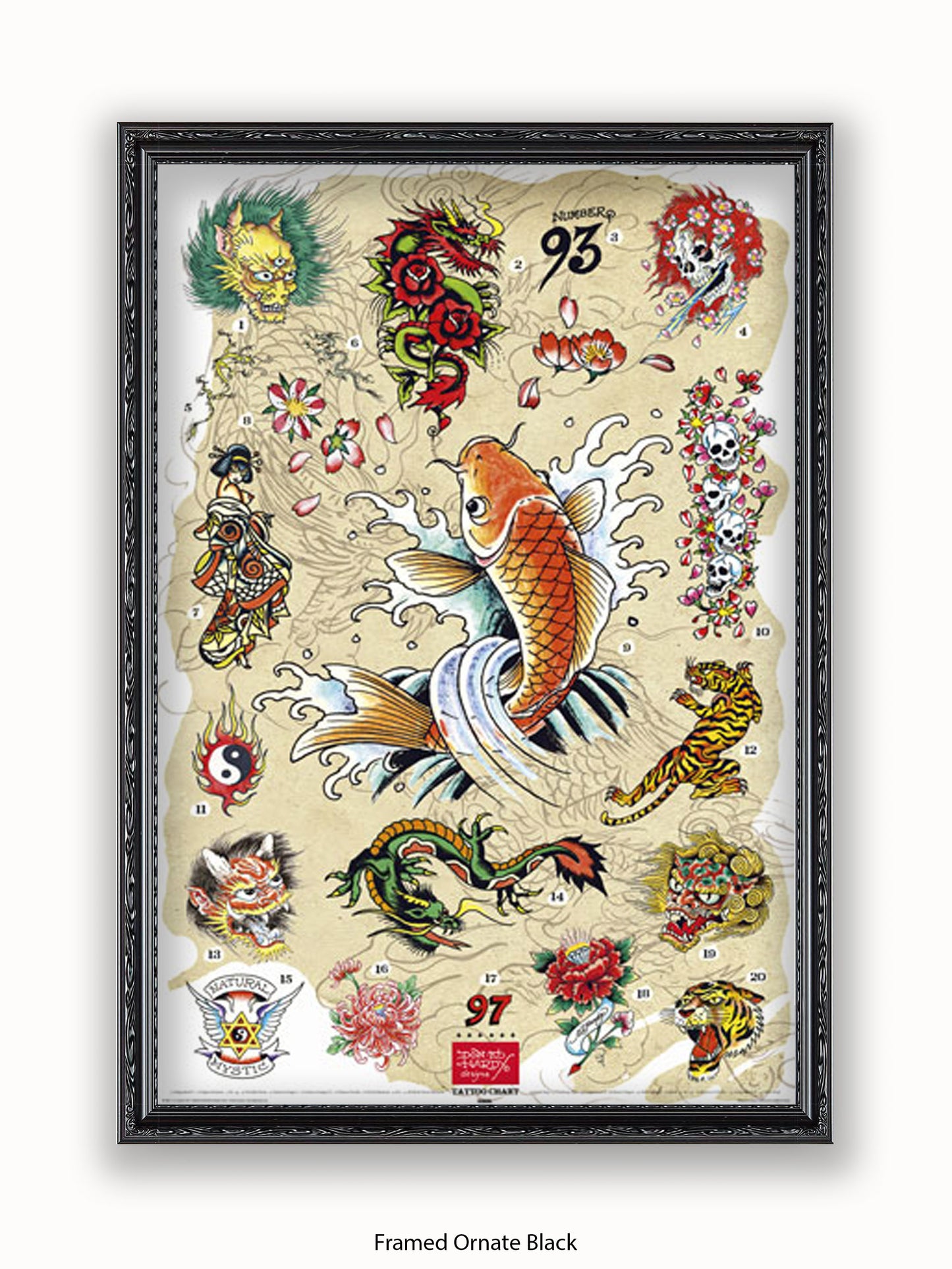 Ed  Hardy  Japanese  Chart Poster