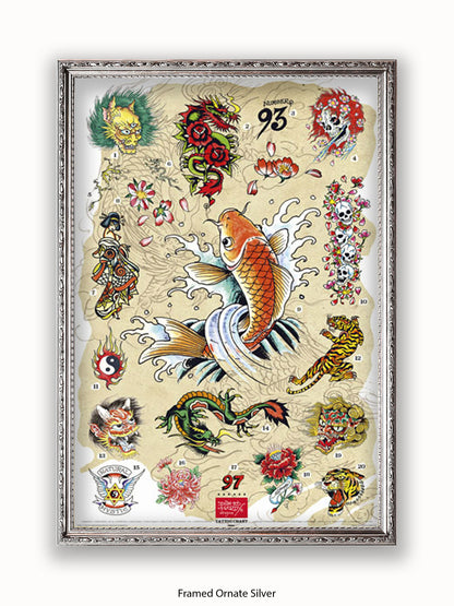 Ed  Hardy  Japanese  Chart Poster