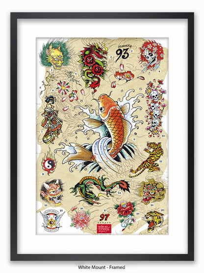 Ed  Hardy  Japanese  Chart Poster