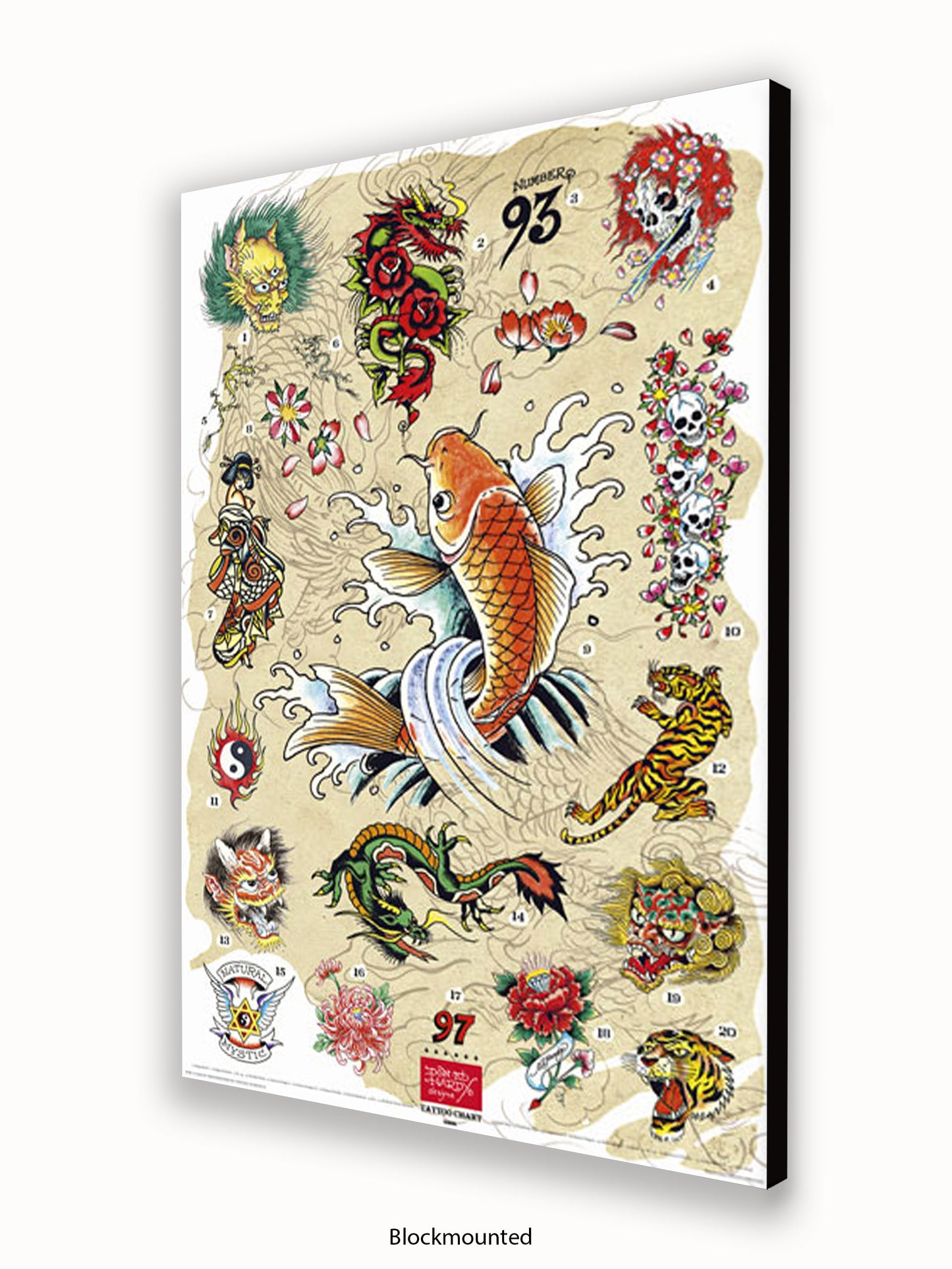 Ed  Hardy  Japanese  Chart Poster