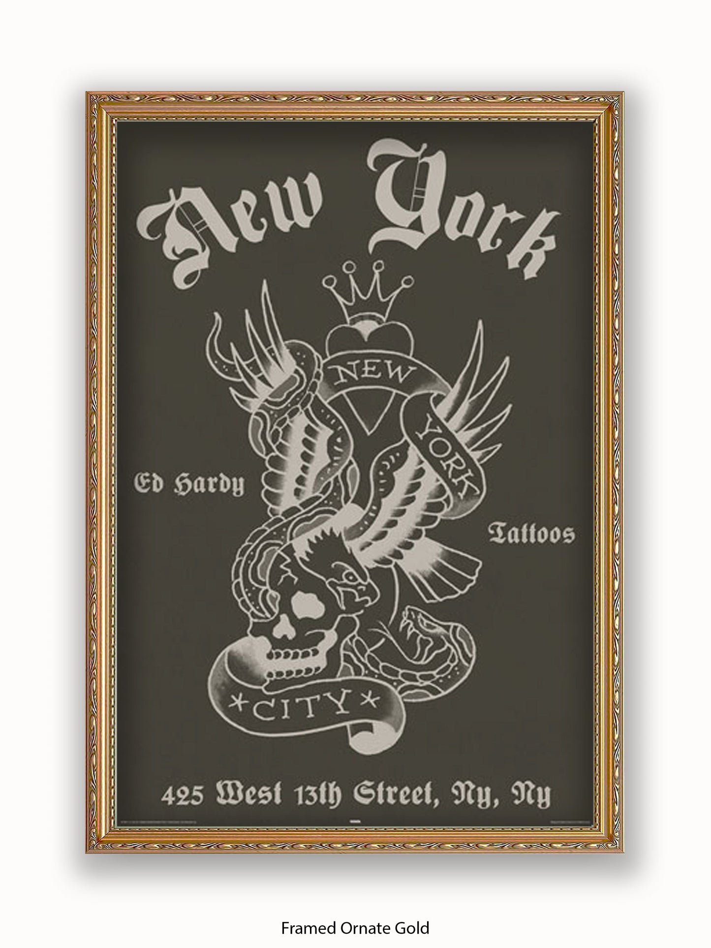 Ed Hardy New York Poster