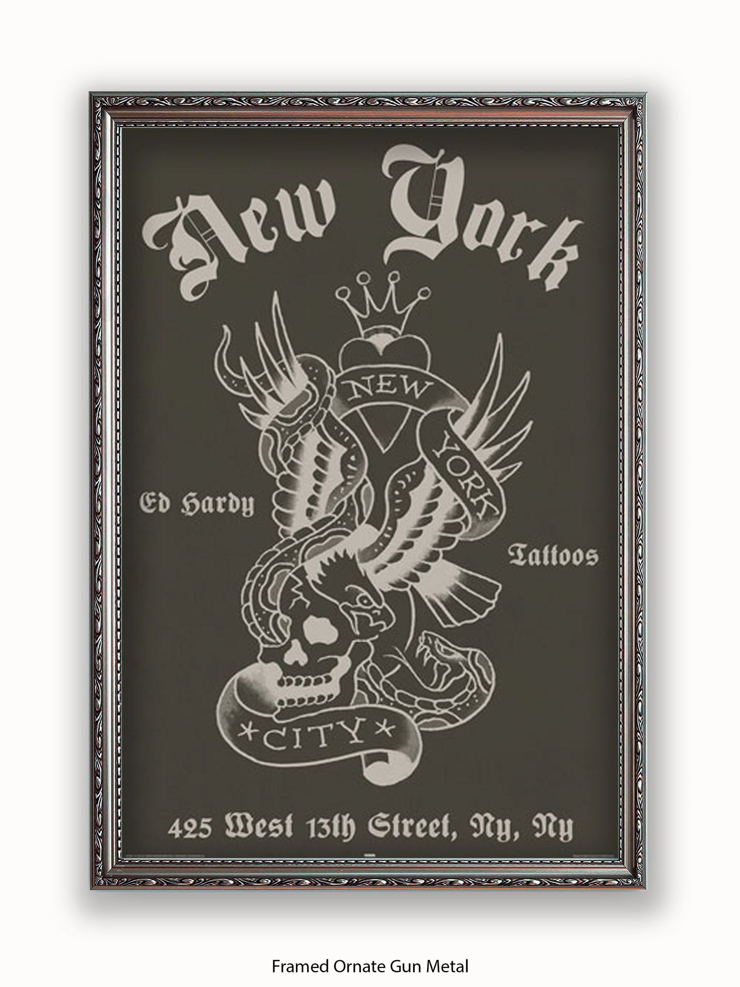 Ed Hardy New York Poster