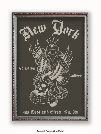 Ed Hardy New York Poster