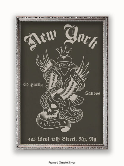 Ed Hardy New York Poster