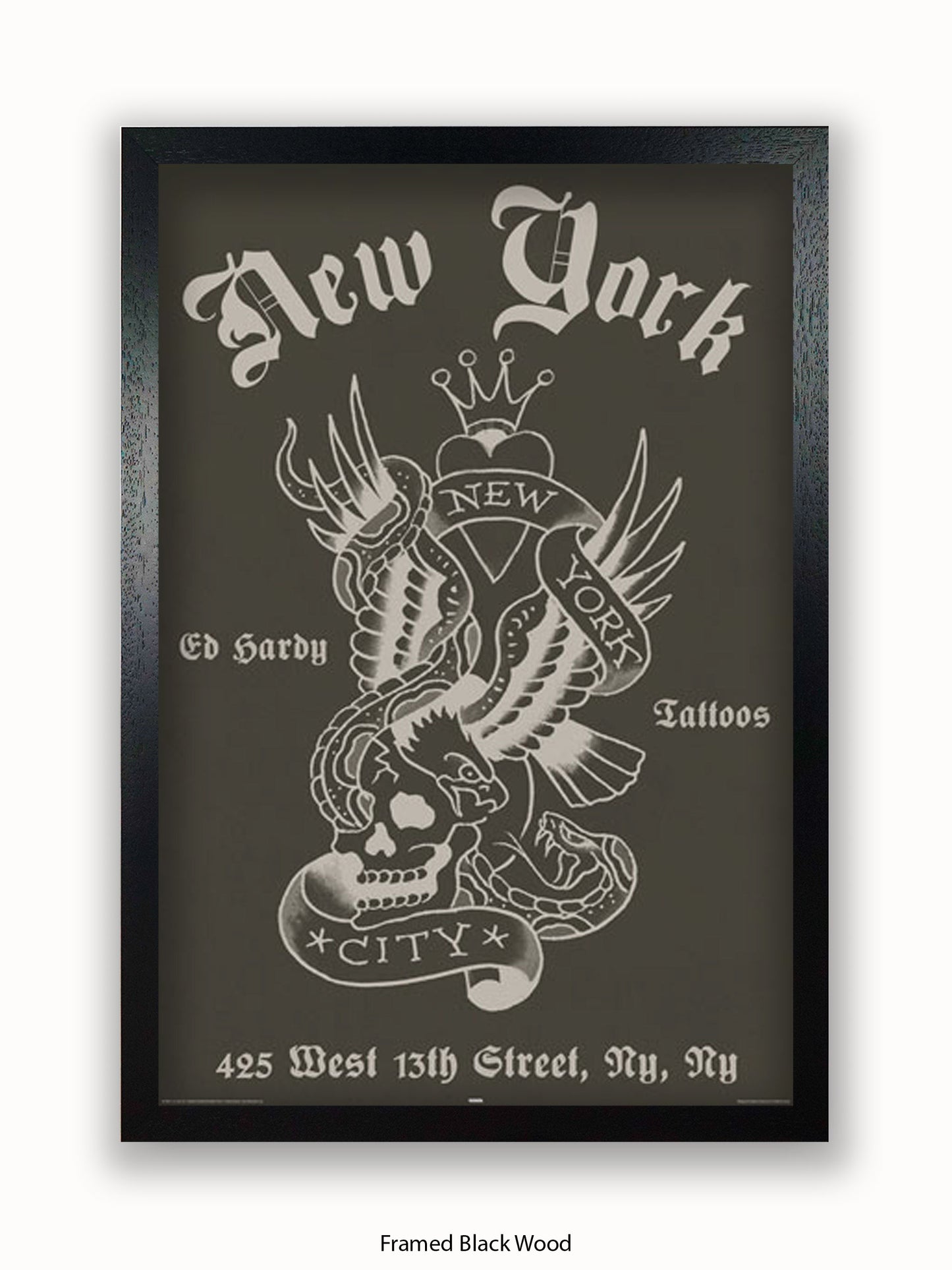 Ed Hardy New York Poster