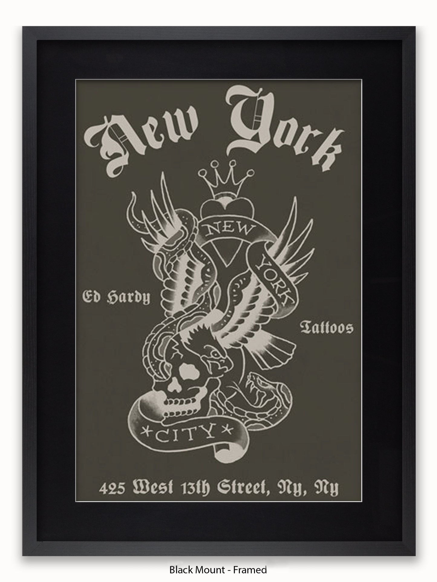 Ed Hardy New York Poster