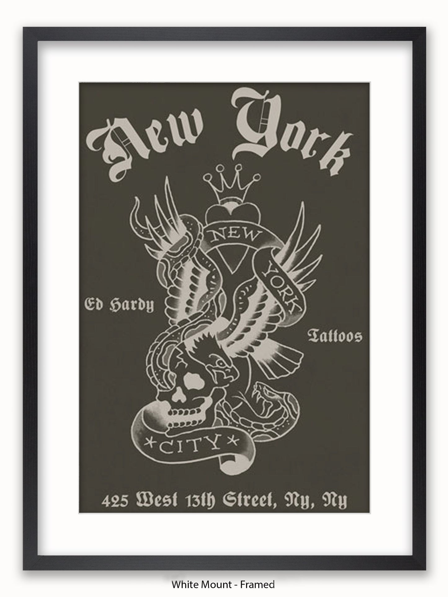 Ed Hardy New York Poster