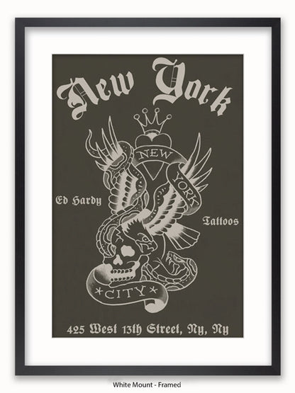 Ed Hardy New York Poster