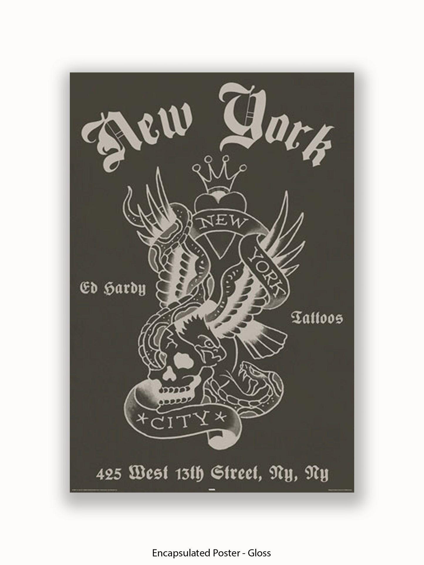 Ed Hardy New York Poster