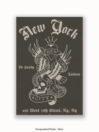 Ed Hardy New York Poster