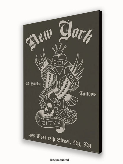 Ed Hardy New York Poster