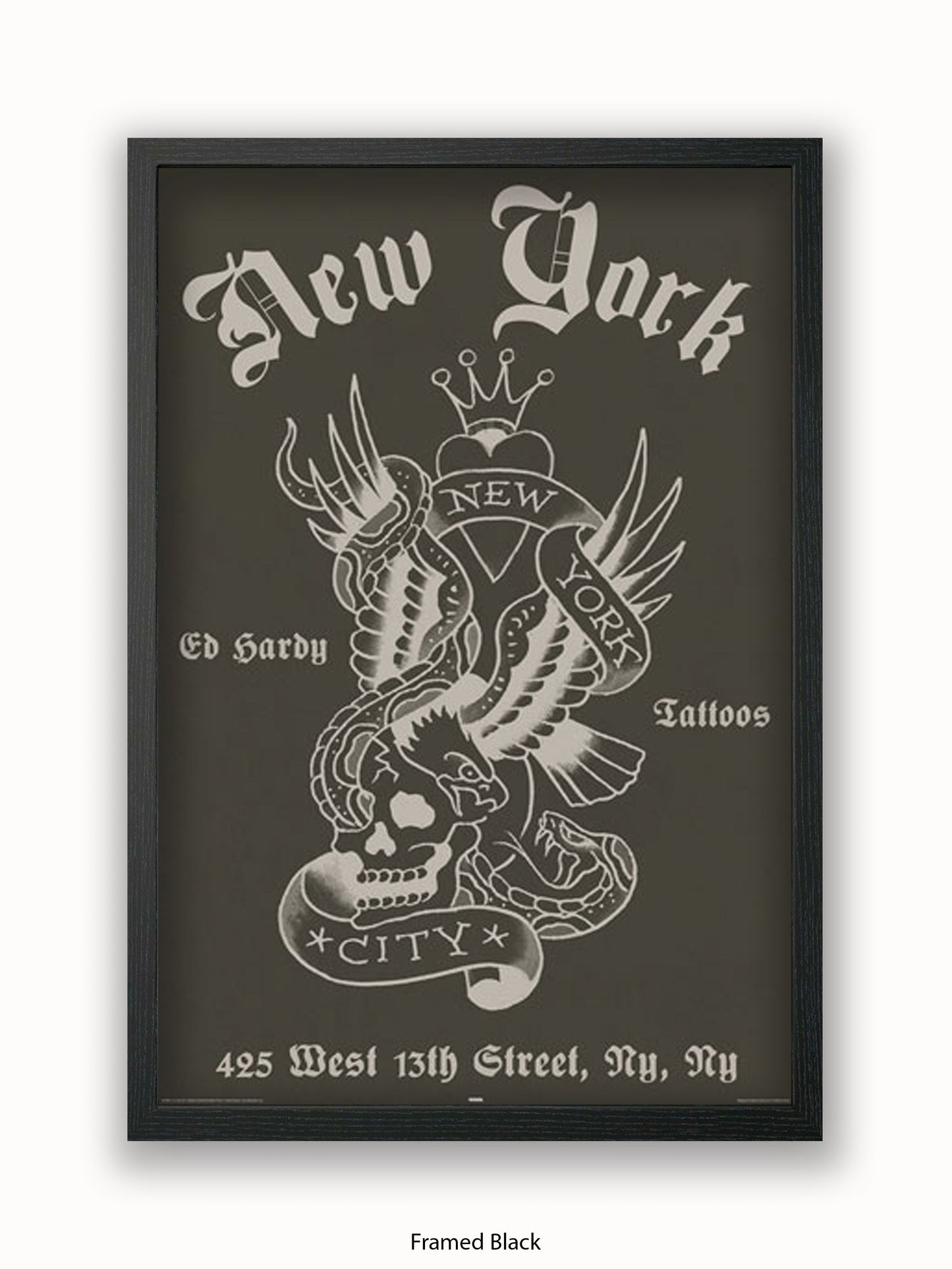 Ed Hardy New York Poster