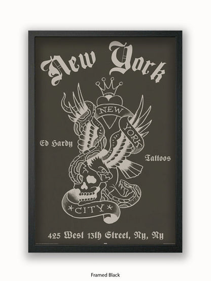 Ed Hardy New York Poster