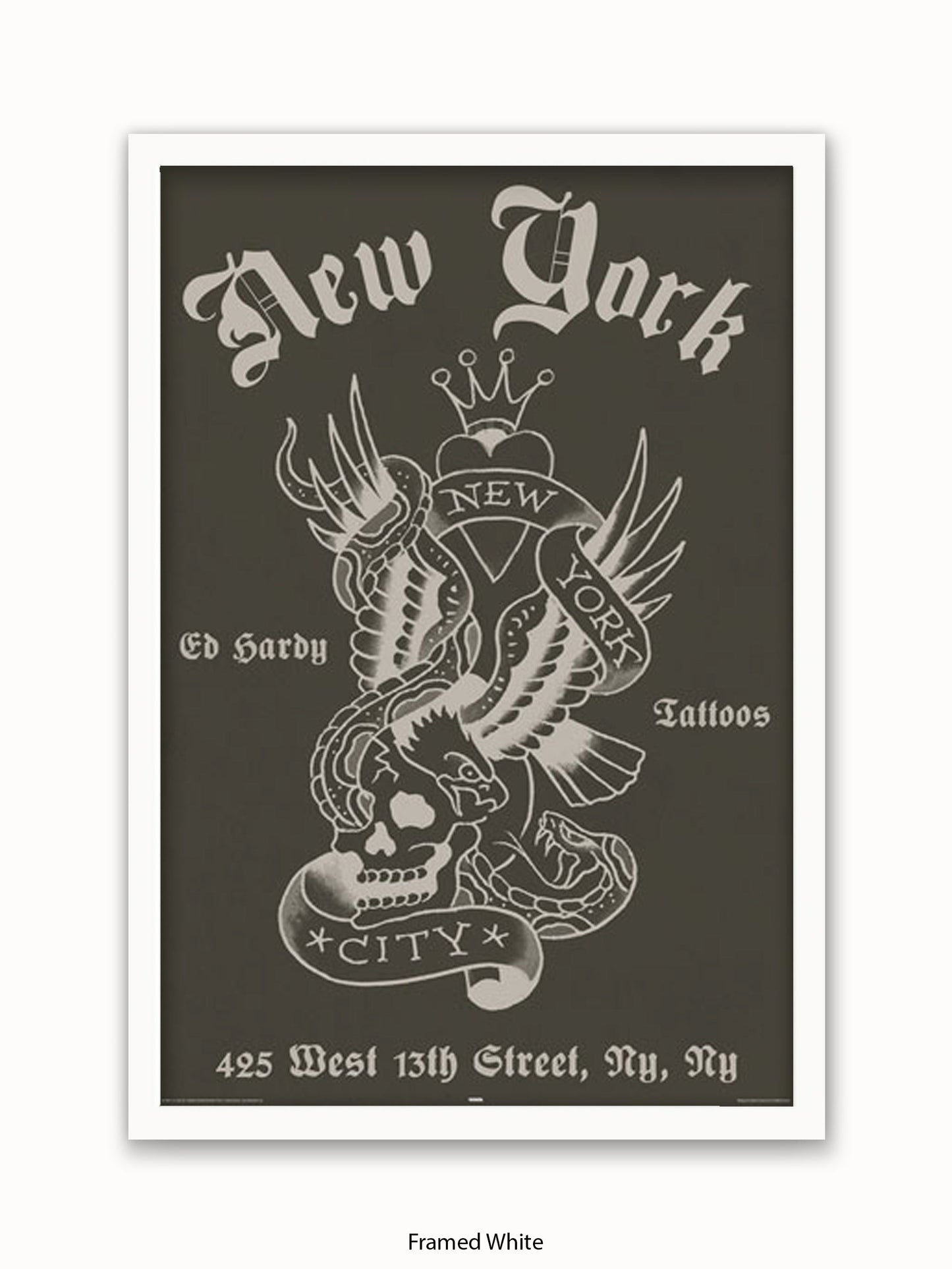 Ed Hardy New York Poster