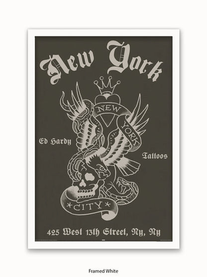 Ed Hardy New York Poster