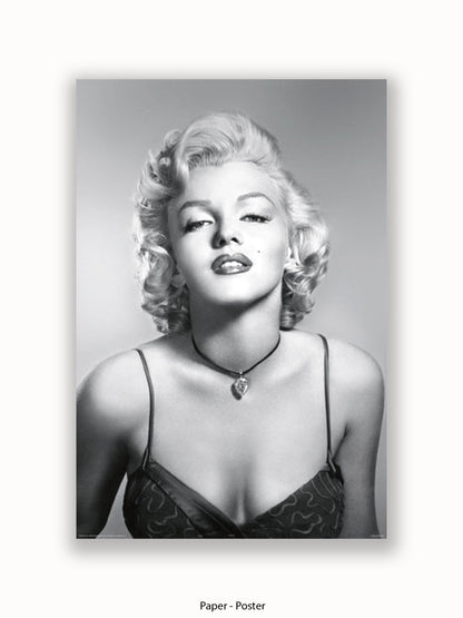 Marilyn  Monroe  Diamond  Necklace Poster