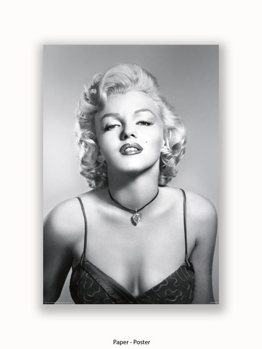 Marilyn  Monroe  Diamond  Necklace Poster