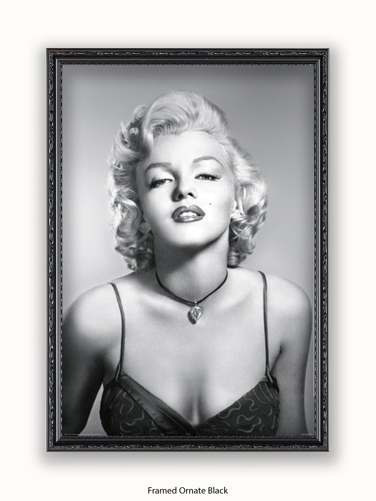 Marilyn  Monroe  Diamond  Necklace Poster