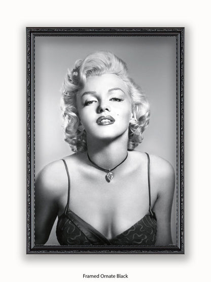 Marilyn  Monroe  Diamond  Necklace Poster