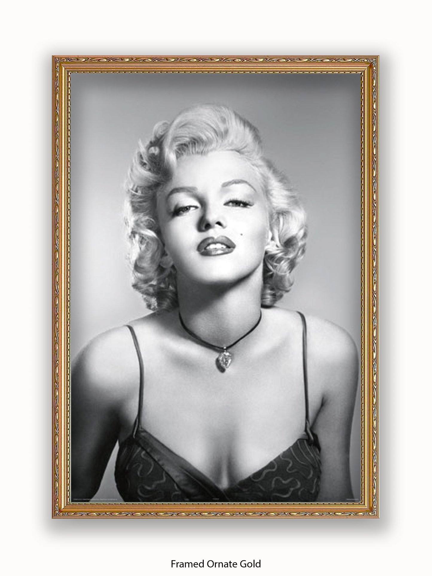 Marilyn  Monroe  Diamond  Necklace Poster