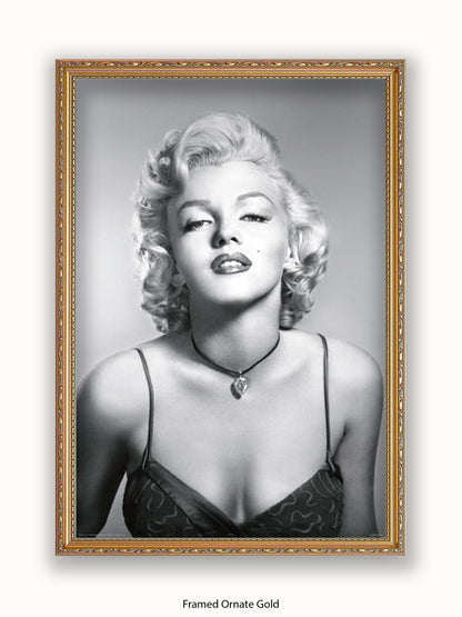 Marilyn  Monroe  Diamond  Necklace Poster