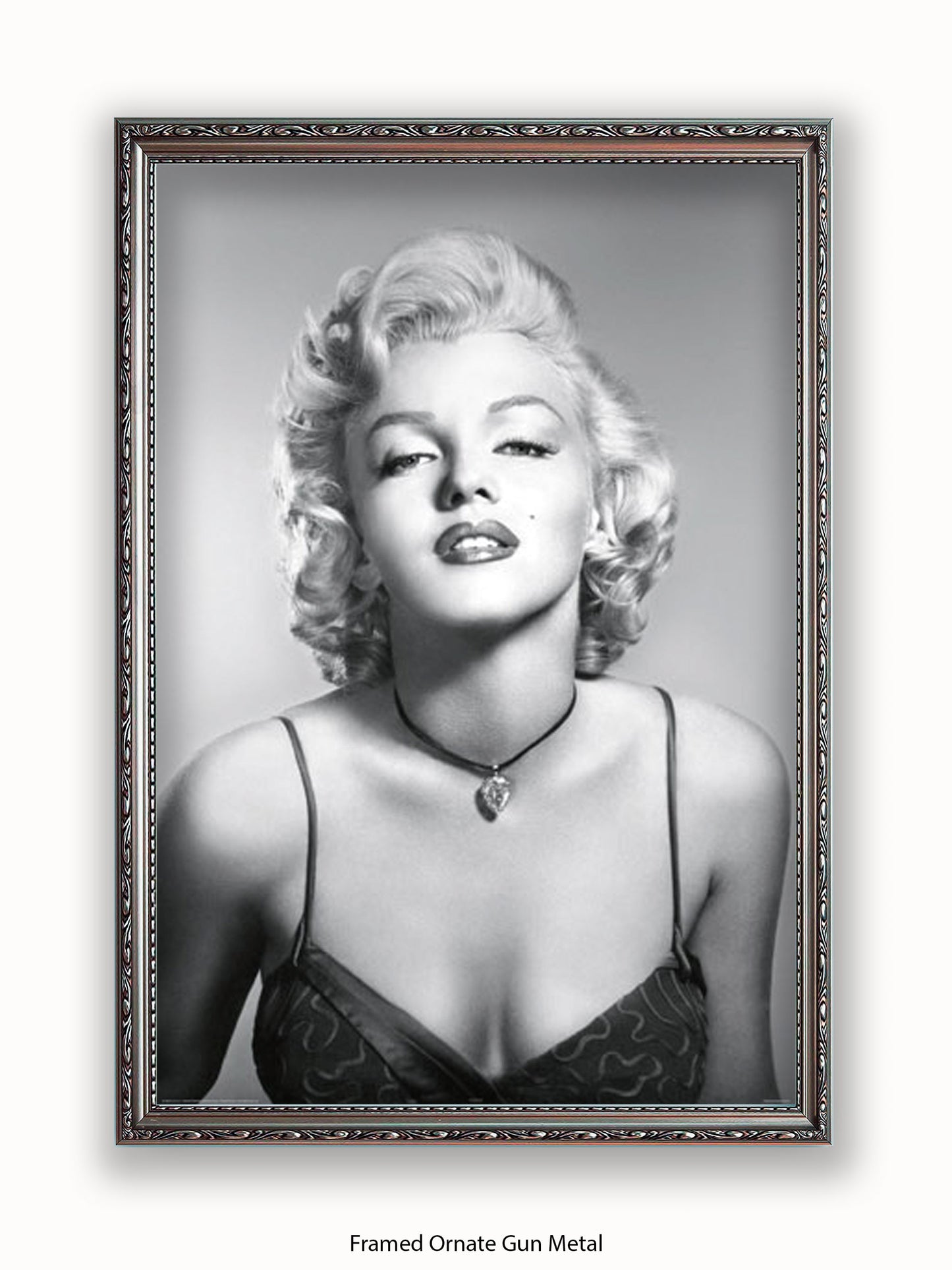 Marilyn  Monroe  Diamond  Necklace Poster