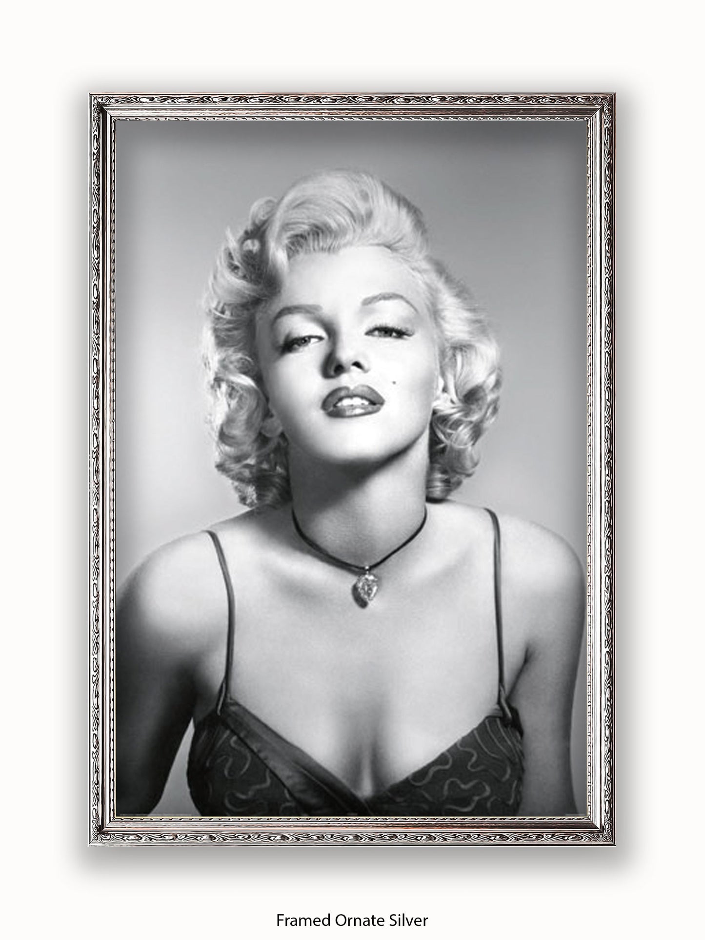 Marilyn  Monroe  Diamond  Necklace Poster