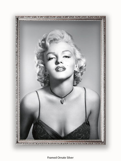 Marilyn  Monroe  Diamond  Necklace Poster