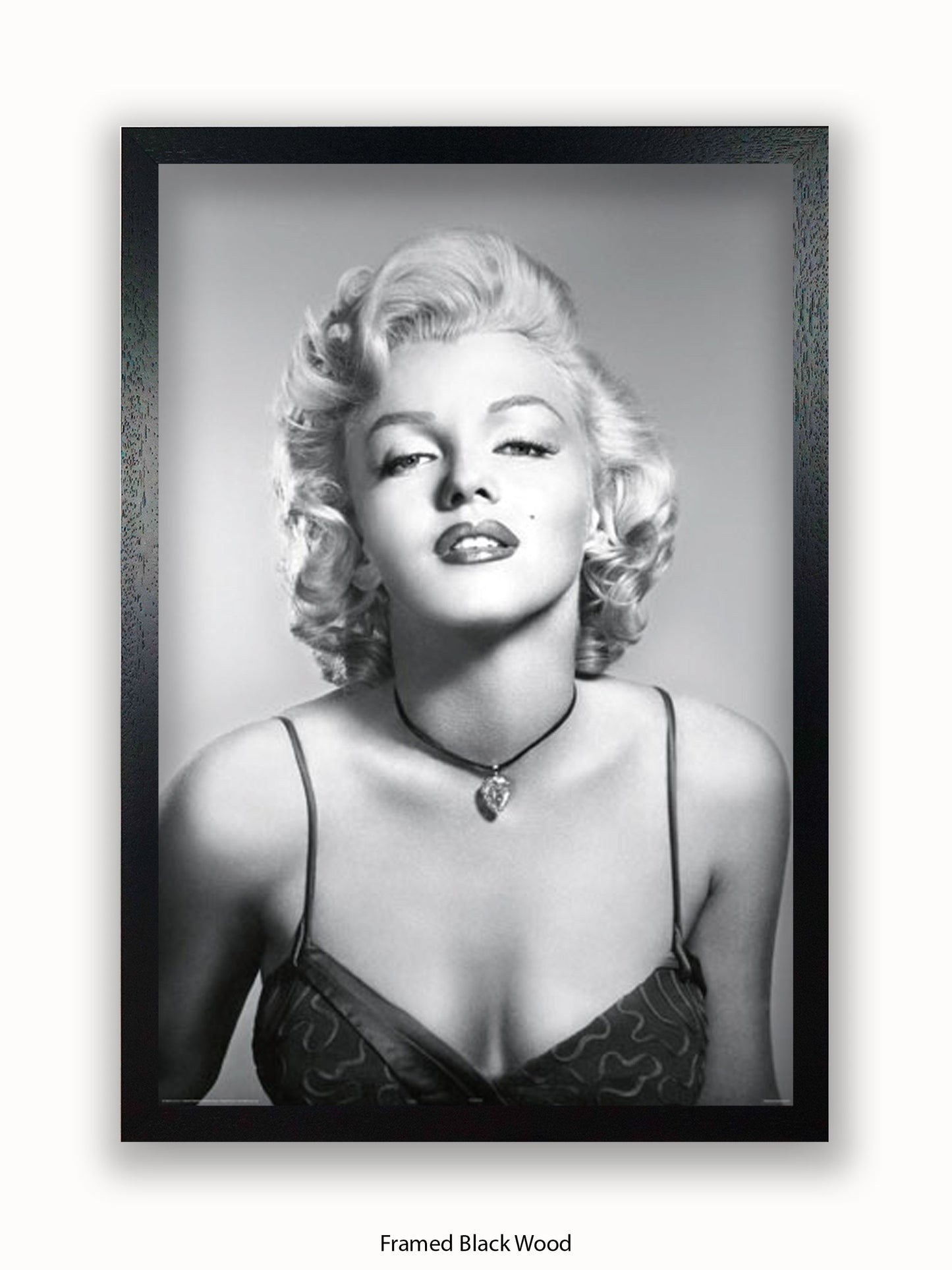 Marilyn  Monroe  Diamond  Necklace Poster