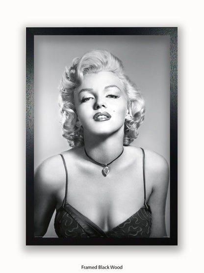 Marilyn  Monroe  Diamond  Necklace Poster