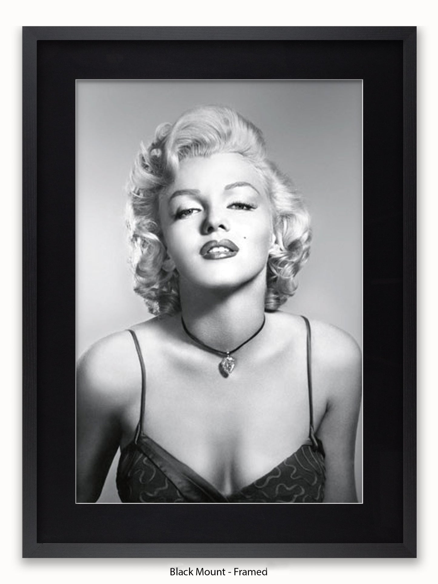 Marilyn  Monroe  Diamond  Necklace Poster