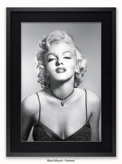 Marilyn  Monroe  Diamond  Necklace Poster