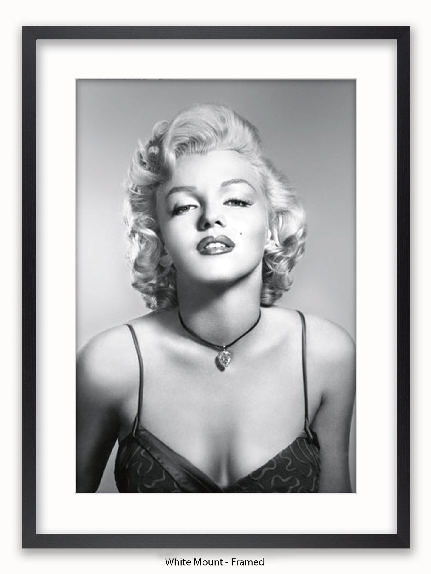 Marilyn  Monroe  Diamond  Necklace Poster