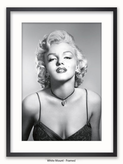 Marilyn  Monroe  Diamond  Necklace Poster