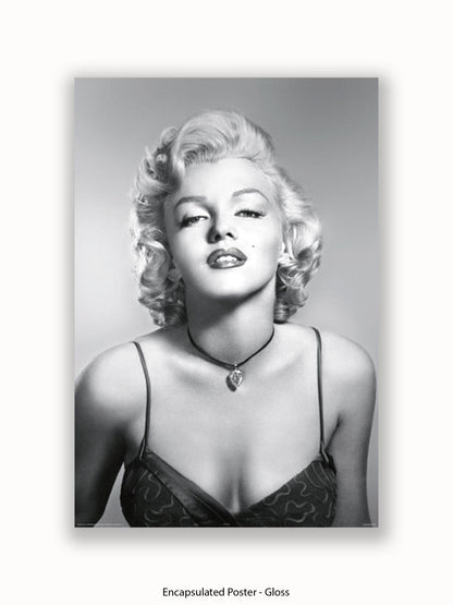 Marilyn  Monroe  Diamond  Necklace Poster