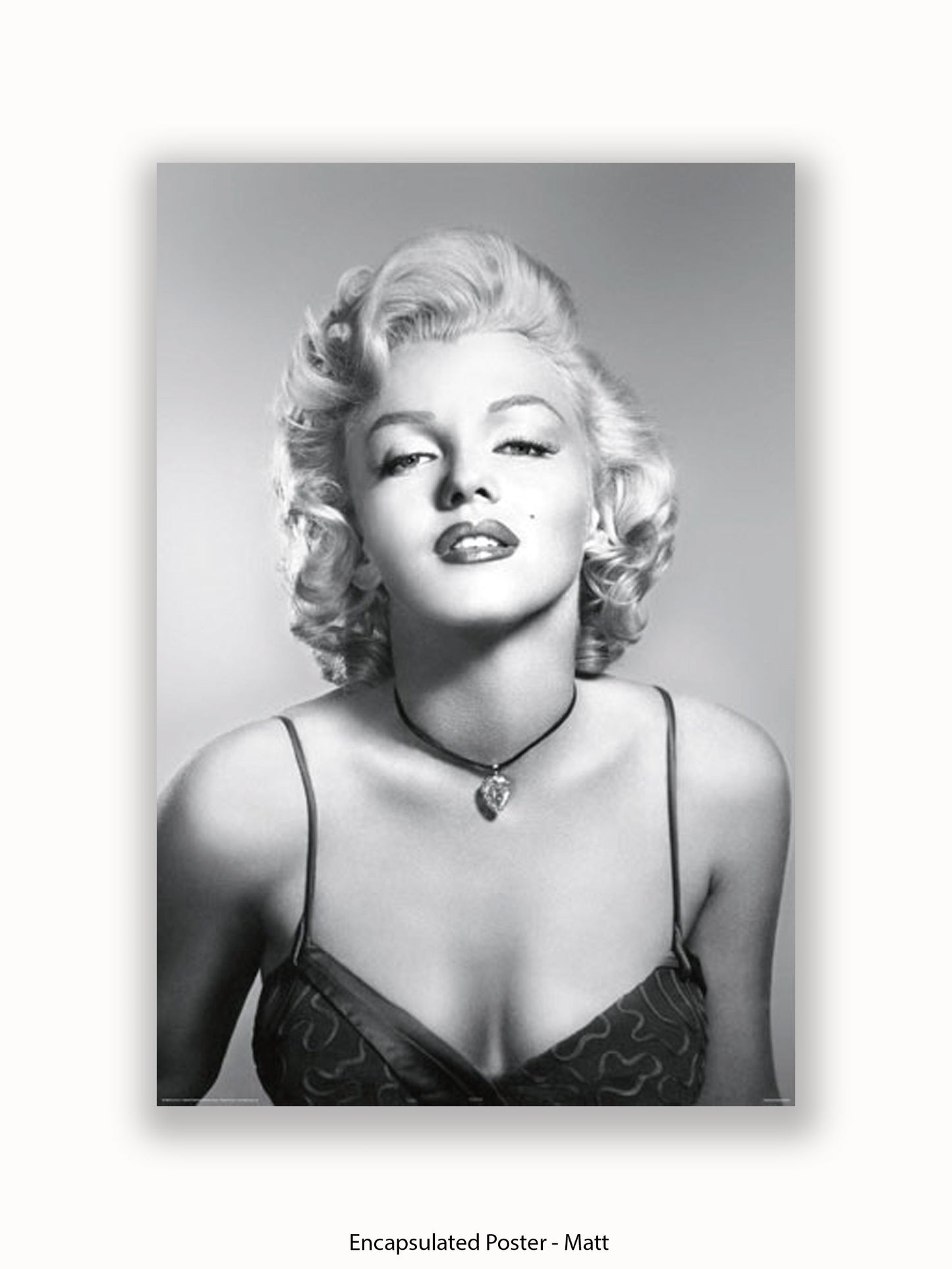 Marilyn  Monroe  Diamond  Necklace Poster