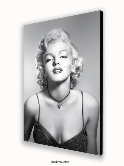 Marilyn  Monroe  Diamond  Necklace Poster
