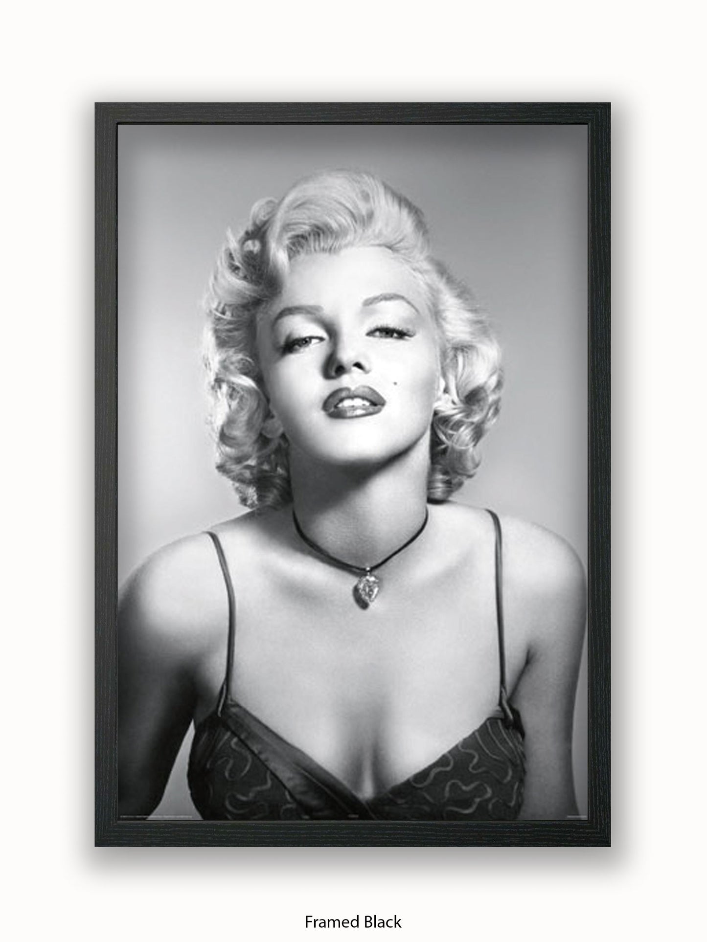 Marilyn  Monroe  Diamond  Necklace Poster