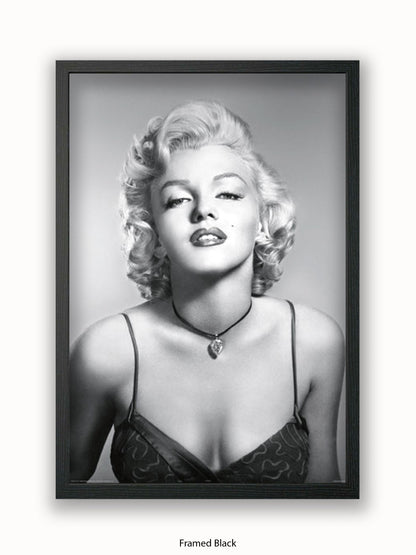 Marilyn  Monroe  Diamond  Necklace Poster