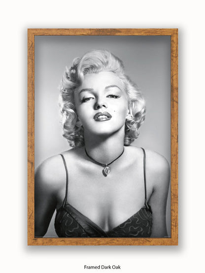 Marilyn  Monroe  Diamond  Necklace Poster
