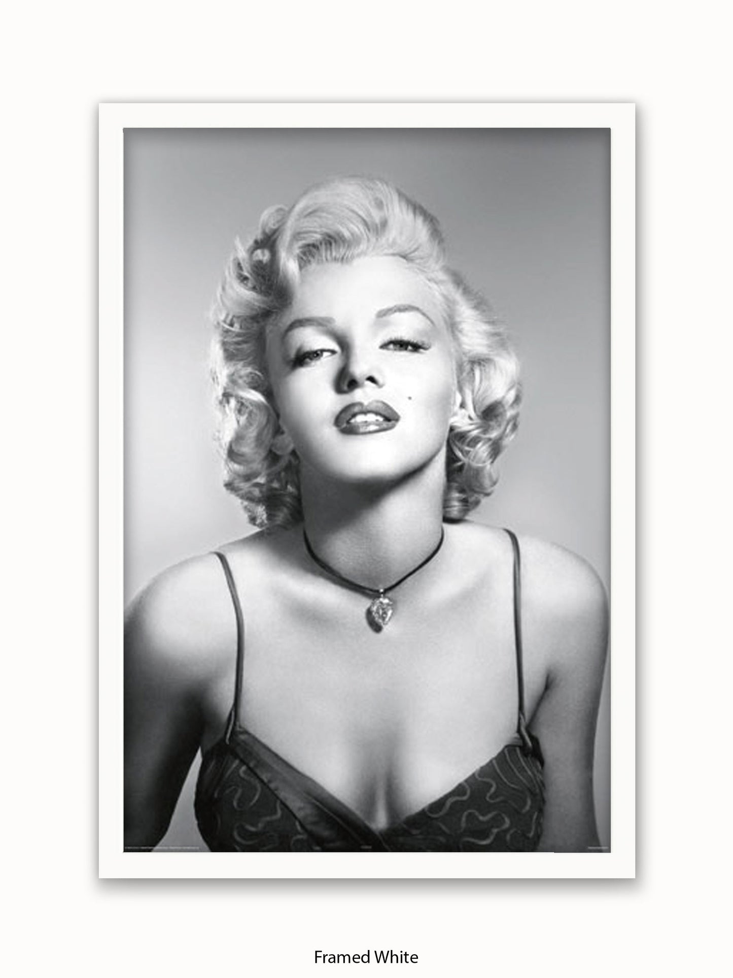 Marilyn  Monroe  Diamond  Necklace Poster